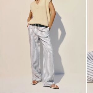 Reformation Carter Linen Midrise Pant